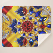 シャーパブランケットとルーマニアンカラーズデザイン シェルパブランケット (正面(横))