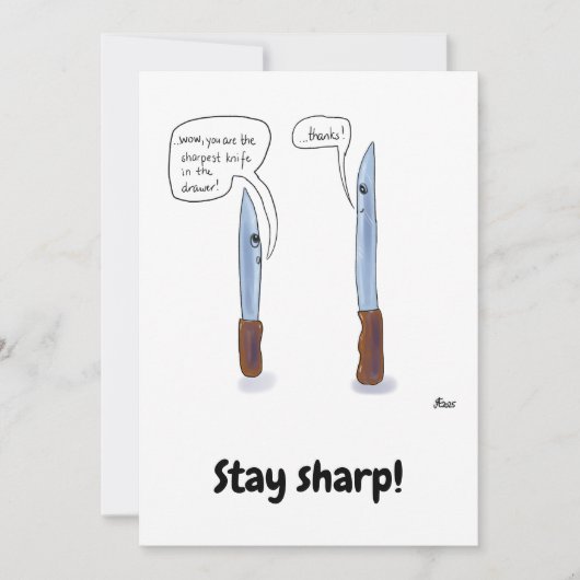 シャープなグリーティングカード シーズンカード (正面)