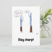 シャープなグリーティングカード シーズンカード (スタンド正面)