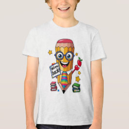 シャープな印象 - 新学期の始まり! トライブレンドTシャツ