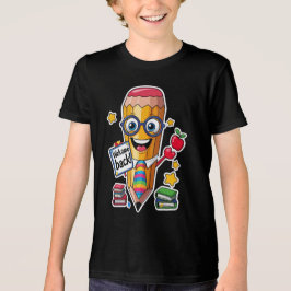 シャープな印象 - 新学期の始まり! トライブレンドTシャツ