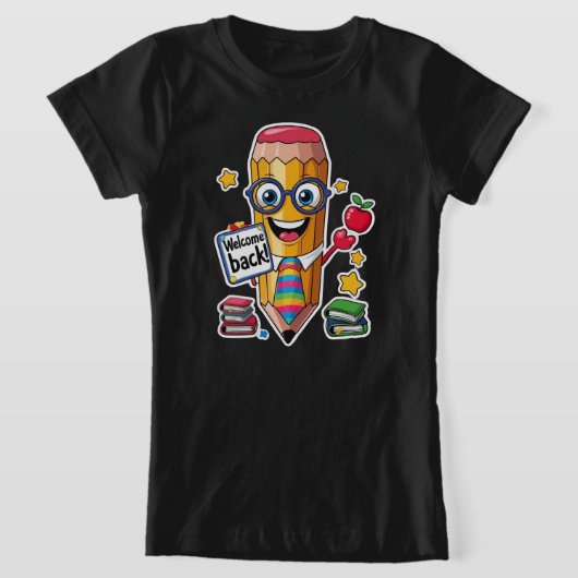 シャープな印象 - 新学期の始まり! Tシャツ (レイダウン)