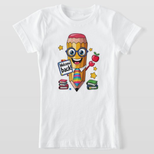 シャープな印象 - 新学期の始まり！ Tシャツ (レイダウン)