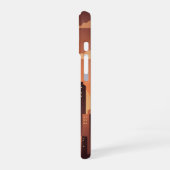 シャープな幾何学的な都市のビンテージ iPhone 16ケース (左側面)