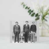 シャープな服装の男性: 1933 ポストカード (スタンド正面)