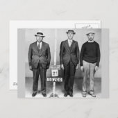 シャープな服装の男性: 1933 ポストカード (正面/裏面)