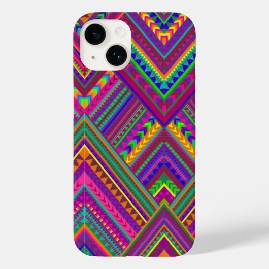 シャープな紫 Case-Mate iPhoneケース (裏面)