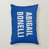 シャープはっきりしたカスタムミニマル名優秀青色 アクセントクッション (正面(垂直))