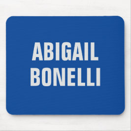 シャープはっきりしたカスタムミニマル名優秀青色 マウスパッド