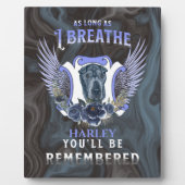 シャープイ 愛する限り メモリアルプレート フォトプラーク (正面)