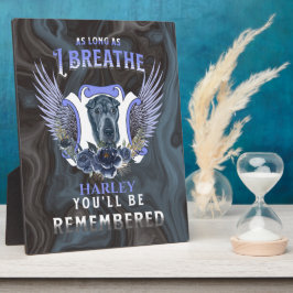 シャープイ 長く私が息をしている限り 追悼プレート フォトプラーク