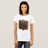 シャープゴールド ME EST 1979 デザイン Tシャツ (正面フル)