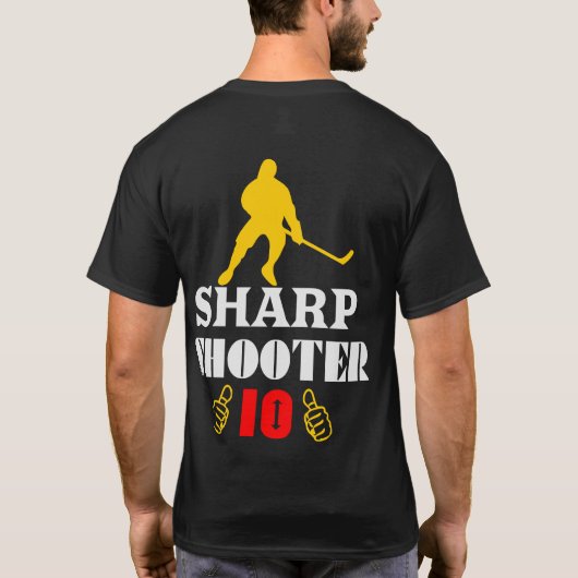 🏆👍シャープシューター10アメリカ男性クラシック基本 Tシャツ (裏面)