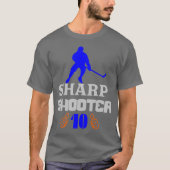 🏆👍シャープシューター10アメリカ男性クラシック基本 Tシャツ (正面)