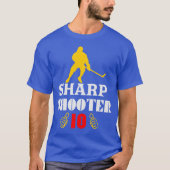 🏆👍シャープシューター10アメリカ男性クラシック基本 Tシャツ (正面)