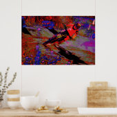 シャープターン – Motocross Dirt-Bike Racer ポスター (キッチン)