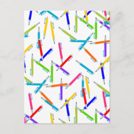 シャープペンシルアート先生、 ポストカード