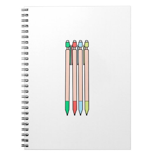 シャープペンシル ノートブック (正面)