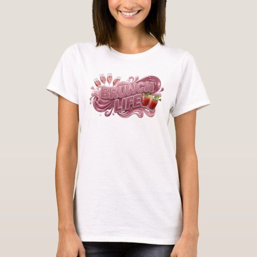 シャープレッドのBRUNCH+LIFE Tシャツ (正面)