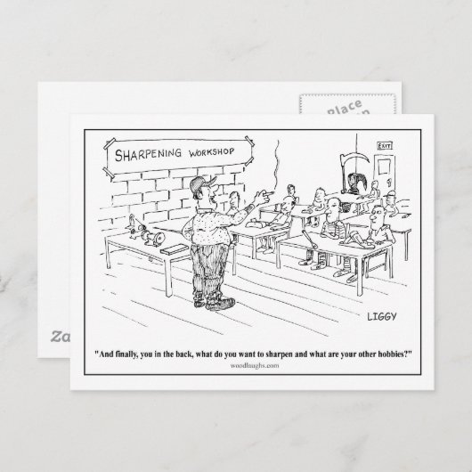 シャープワークショップの絵はがき ポストカード (正面/裏面)