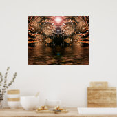 シャープ焦点フラクタルポスター ポスター (キッチン)