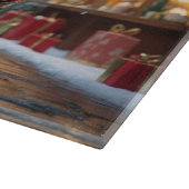 シャープ・ペイ 犬のクリスマス スノー ホリデー カッティングボード (角)