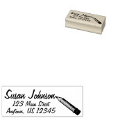 シャープ#2ペンシル学校先生著者住所 ラバースタンプ (押印)