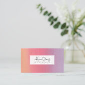 シャーベグラデーションットアーティスト水彩画 予約カード (スタンド正面)