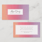 シャーベグラデーションットアーティスト水彩画 予約カード (正面/裏面)