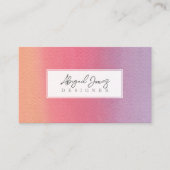 シャーベグラデーションットアーティスト水彩画 予約カード (正面)