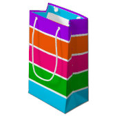 シャーベストライプット スモールペーパーバッグ (正面アングル)