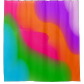 シャーベットの水の色 シャワーカーテン (正面)