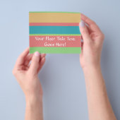 シャーベットアイスクリームストライプズ チラシ (手)