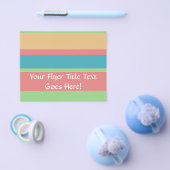 シャーベットアイスクリームストライプズ チラシ (シングル)