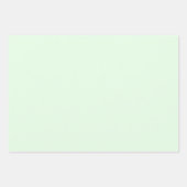 シャーベットグリーン ラッピングペーパーシート (正面)