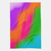 シャーベット水の色のキッチンタオル キッチンタオル (縦)