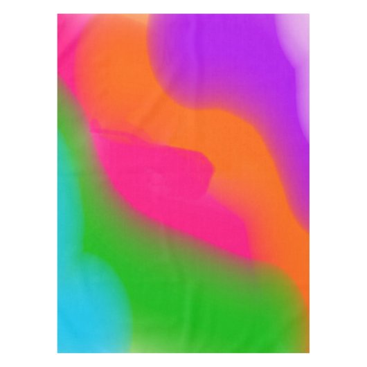 シャーベット水の色テーブルクロス テーブルクロス (正面)