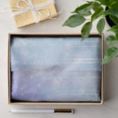 シャーベット スノーフレーク クリスタル 青 紫 誕生日   薄葉紙 (ギフト)