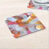 シャーベルトI スクエアペーパーコースター (アングル)