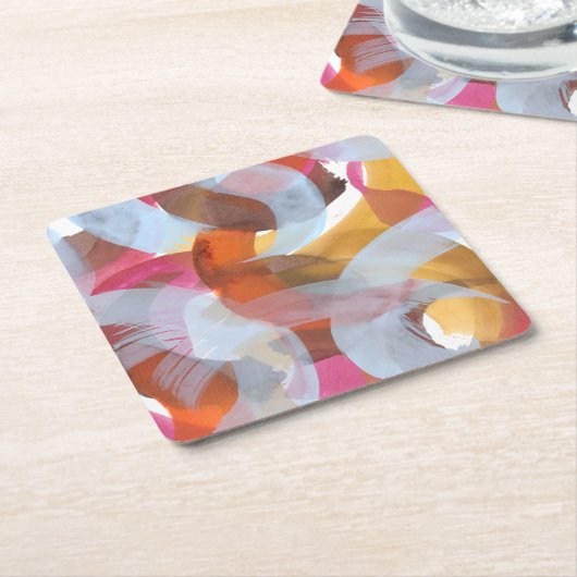 シャーベルトI スクエアペーパーコースター (アングル)