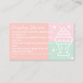 シャーベ Display 結婚前お楽しみ会 エンクロージャーカード (正面)