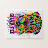 シャーペイパピードッグライフスタイル ジグソーパズル (横)