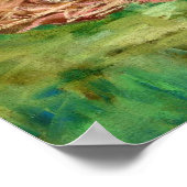 シャーホースのポスターまたはプリント：ソフトパステル絵画ズ ポスター (角)