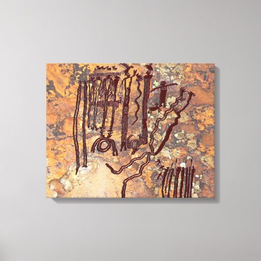 シャーマンおよび精神 キャンバスプリント (正面)