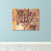 シャーマンおよび精神 キャンバスプリント (インサイチュ (ウッドフロア))