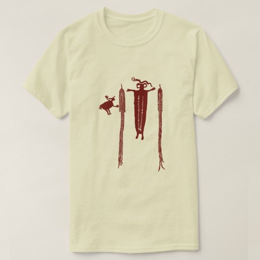 シャーマンとスピリットガイド Tシャツ (デザイン正面)