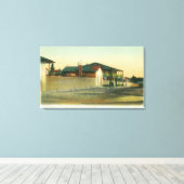 シャーマンとハレックの部屋の外観 キャンバスプリント (インサイチュ (ウッドフロア))