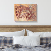 シャーマンのパネル キャンバスプリント (インサイチュ (寝室))