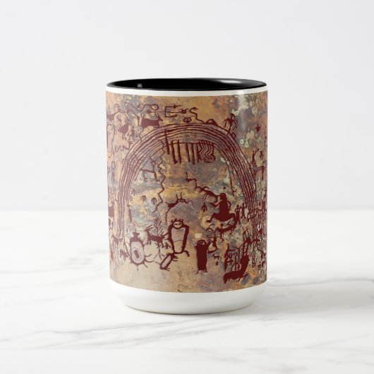 シャーマンのパネル ツートーンマグカップ (中央)