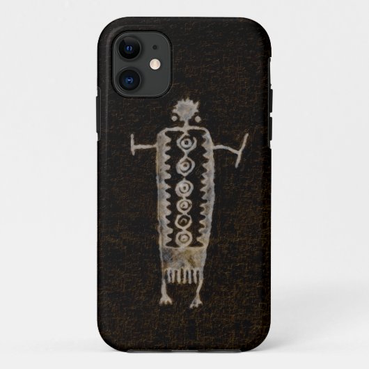 シャーマンのペトログリフ Case-Mate iPhoneケース (裏面)